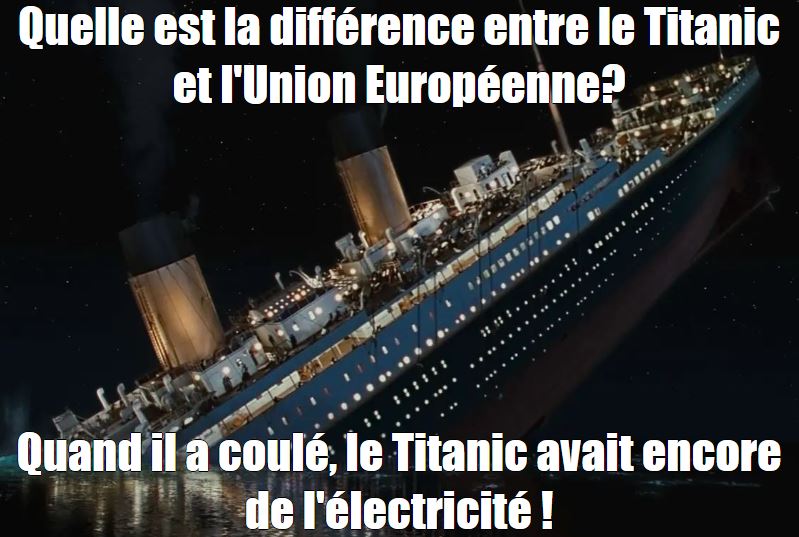 La France… le Titanic du capitaine Macron.