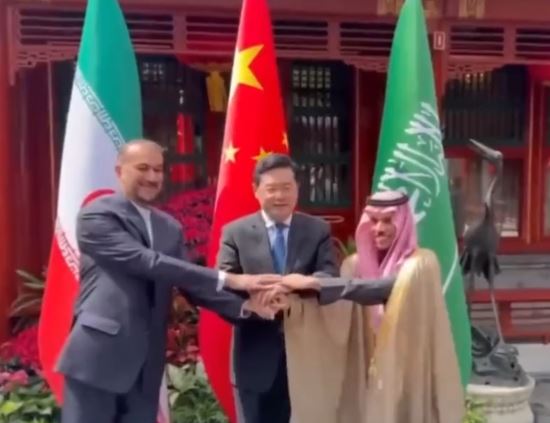 Rapprochement historique entre l’Iran et l’Arabie-Saoudite sous l’égide de la Chine.
