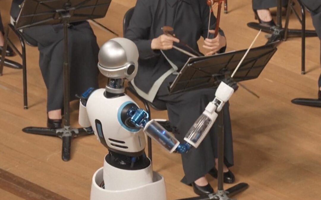 Robolution. Un orchestre de 60 musiciens menés à la baguette par un… robot !