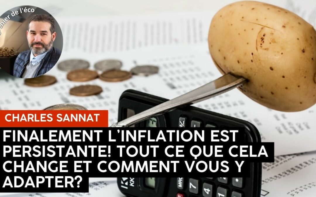 « Le JT du Grenier. Finalement…. l’inflation est persistante et va tout changer pour vous ! ». L’édito de Charles SANNAT