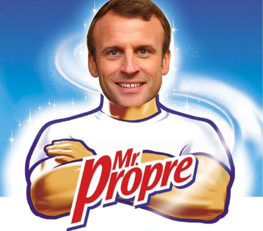 Macron Mr Propre