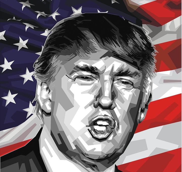 Trump drapeau US